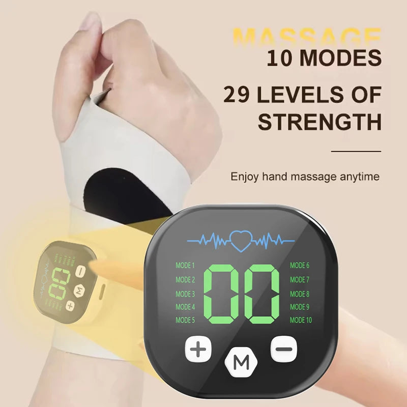 Novaya WristPulse™ — Masseur de Poignet Sans Fil (10 modes • 29 intensités)