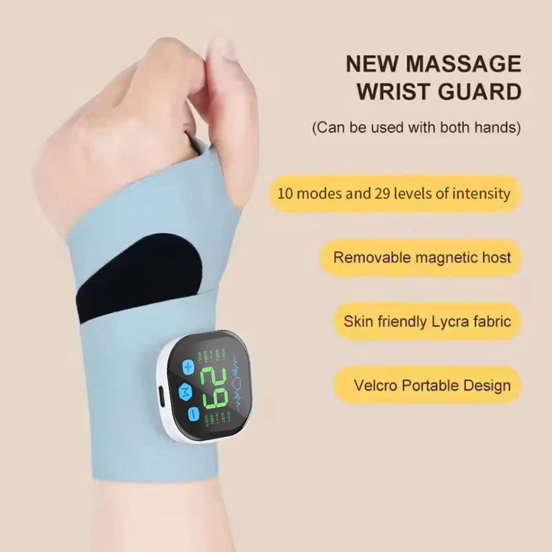 Novaya WristPulse™ — Masseur de Poignet Sans Fil (10 modes • 29 intensités)