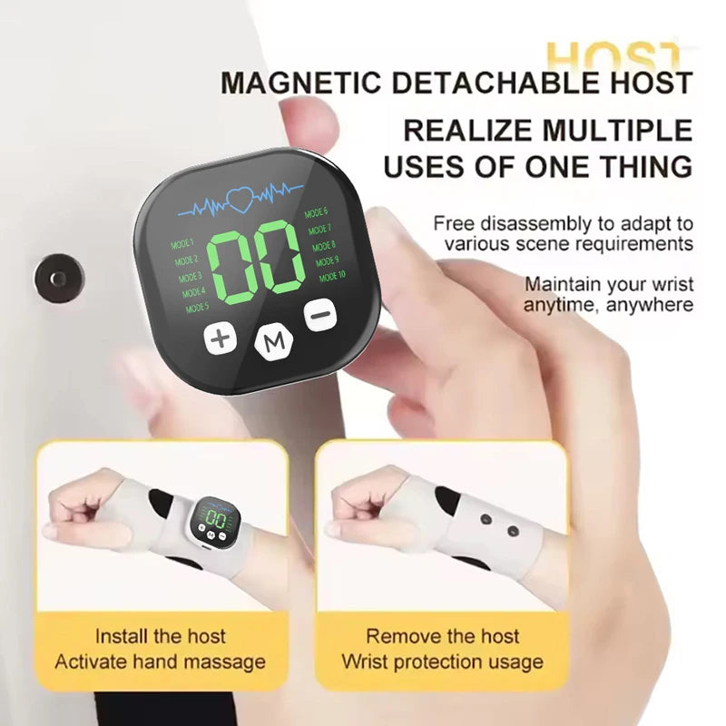 Novaya WristPulse™ — Masseur de Poignet Sans Fil (10 modes • 29 intensités)