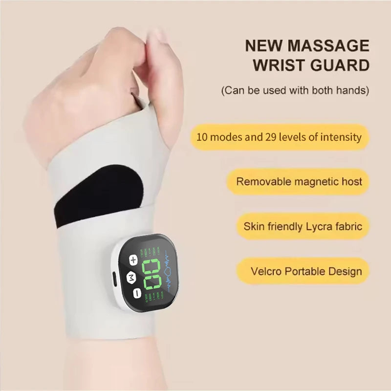 Novaya WristPulse™ — Masseur de Poignet Sans Fil (10 modes • 29 intensités)